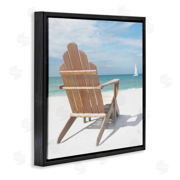 Stupell Industries Noah Bay | View West Beach Chair