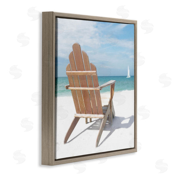 Stupell Industries Noah Bay | View West Beach Chair