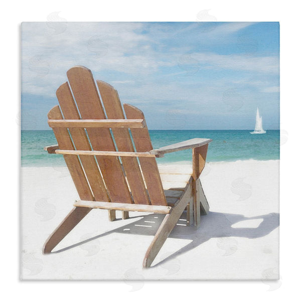 stupell industries Noah Bay | View West Beach Chair
