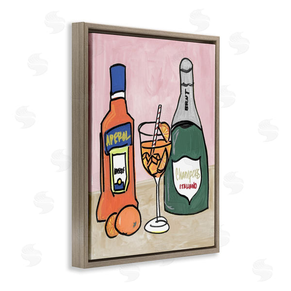 Stupell Industries NOLA JAMES | Aperol And Champagne