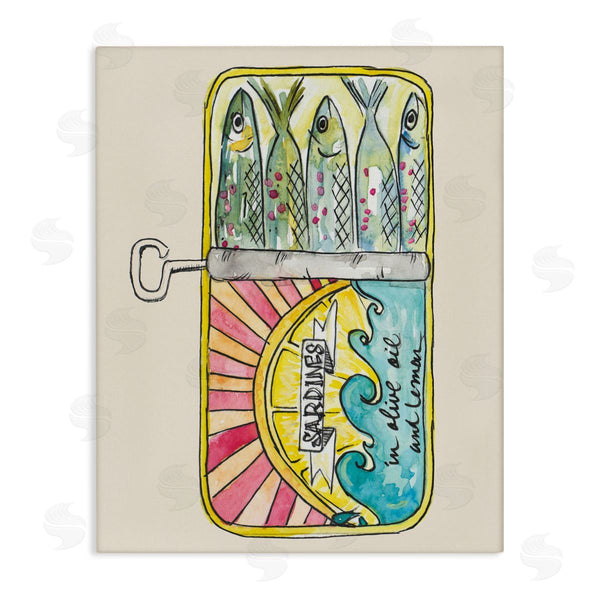 stupell industries NOLA JAMES | Pastel Sardine Can