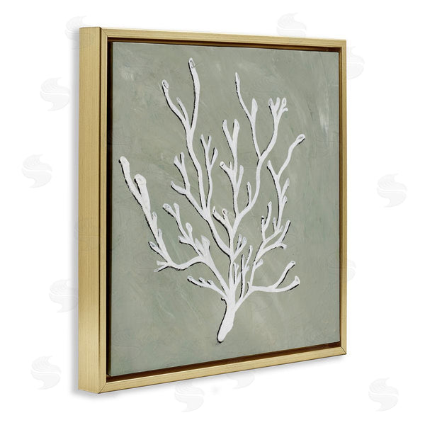 Stupell Industries Nola James | White Coral Sprig