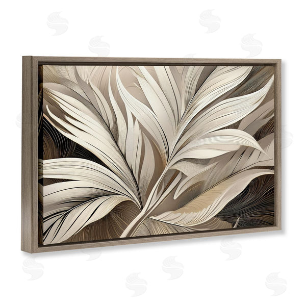 Stupell Industries Norm Stelfox | White Palm Curves