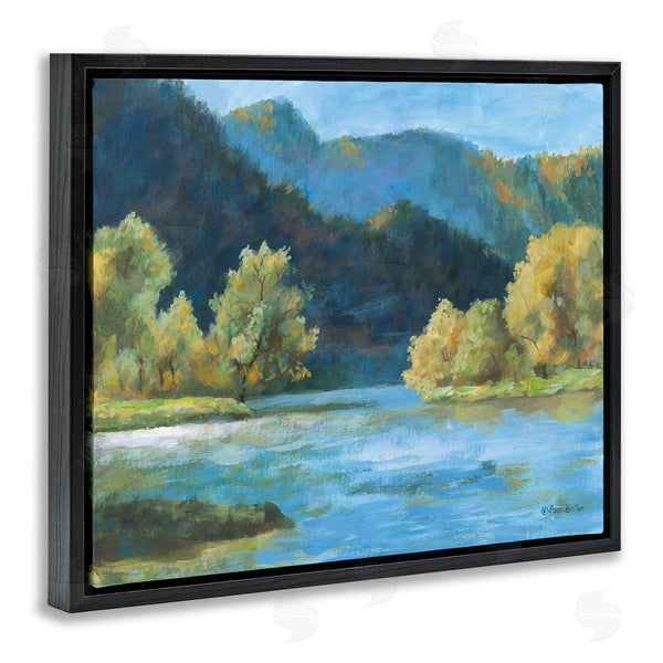 Stupell Industries Pam Britton | Blue Hued Mountains