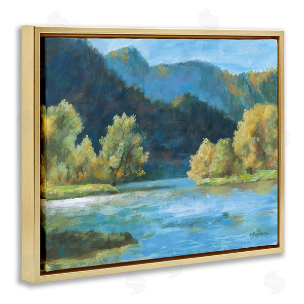 Stupell Industries Pam Britton | Blue Hued Mountains
