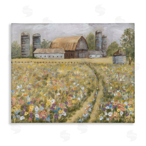 stupell industries Pam Britton | Meadow Path to Barn