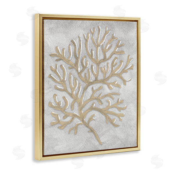 Stupell Industries Patti Bishop | Grey Coral Drawing
