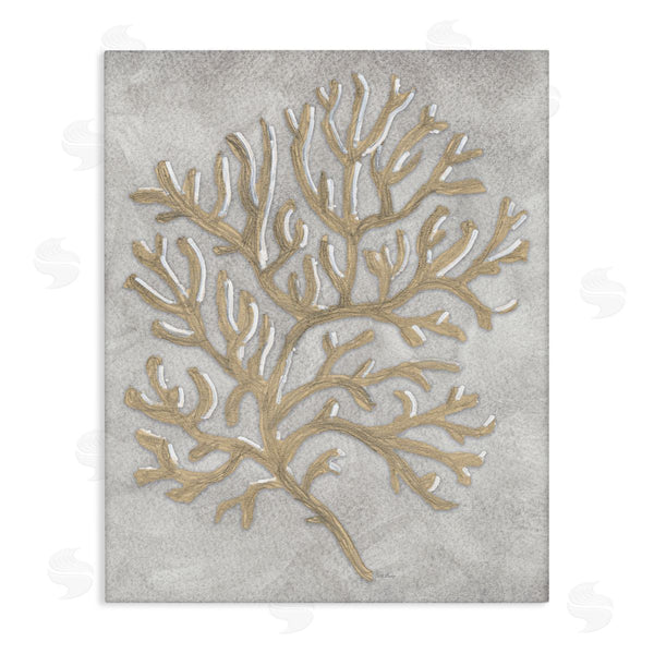 stupell industries Patti Bishop | Grey Coral Drawing