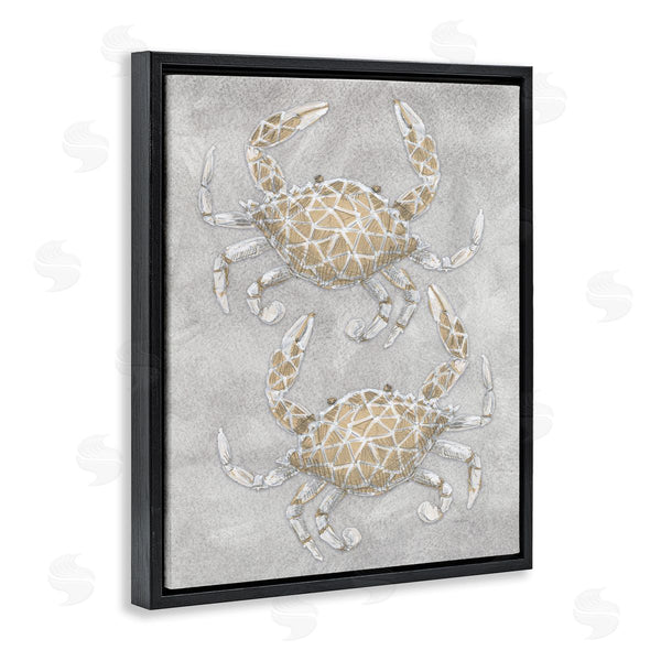 Stupell Industries Patti Bishop | Grey Crabs Drawing