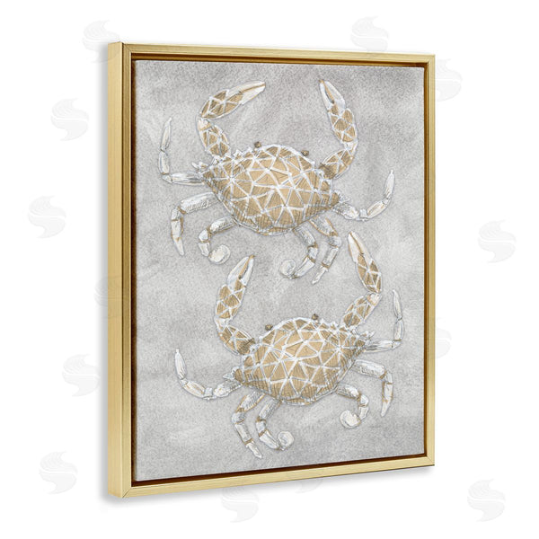 Stupell Industries Patti Bishop | Grey Crabs Drawing