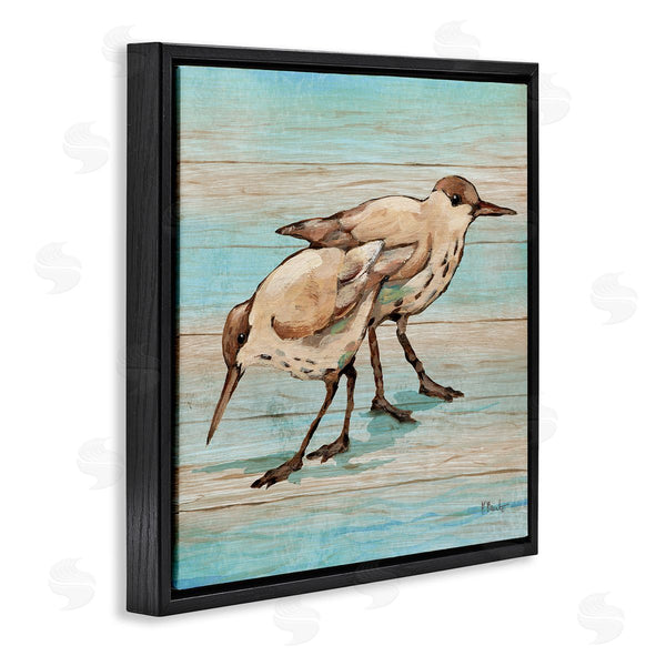 Stupell Industries Paul Brent | Coastal Teak Birds