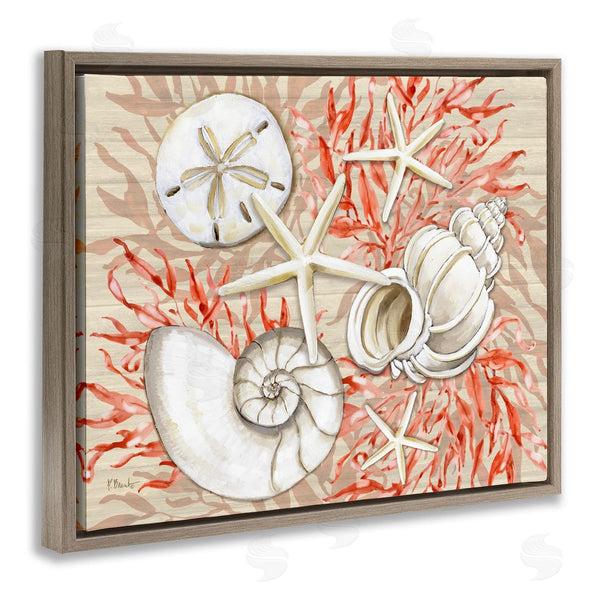 Stupell Industries Paul Brent | Coral White Shells