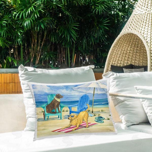 Stupell Industries Paul Brent | Dogs On Beach Towel