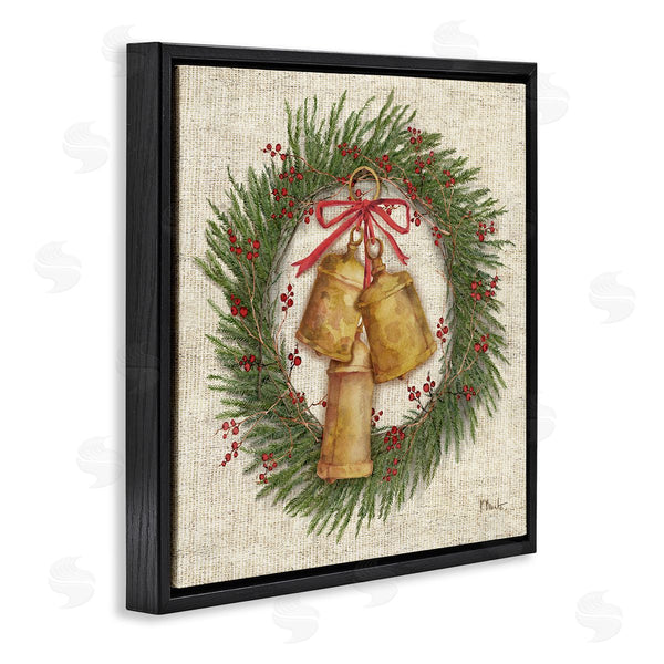 Stupell Industries Paul Brent | Festive Bells Wreath