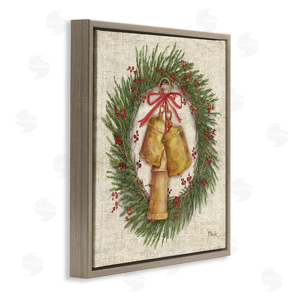 Stupell Industries Paul Brent | Festive Bells Wreath