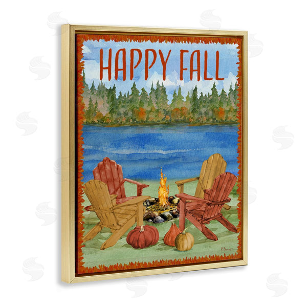Stupell Industries Paul Brent | Happy Fall Bonfire
