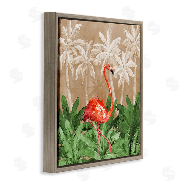 Stupell Industries Paul Brent | Jungle Life Flamingo