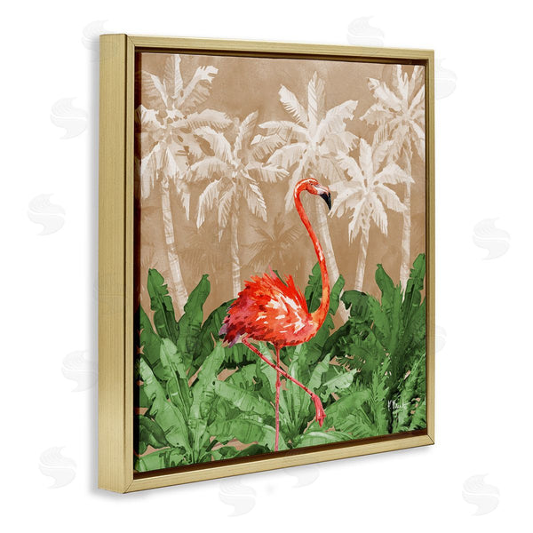 Stupell Industries Paul Brent | Jungle Life Flamingo