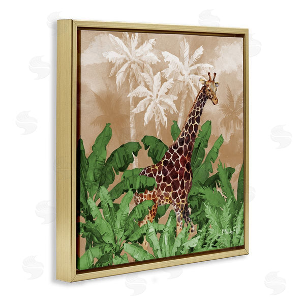 Stupell Industries Paul Brent | Jungle Life Giraffe