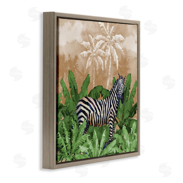 Stupell Industries Paul Brent | Jungle Life Zebra