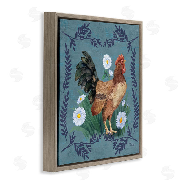 Stupell Industries Paul Brent | Rooster And Daisies
