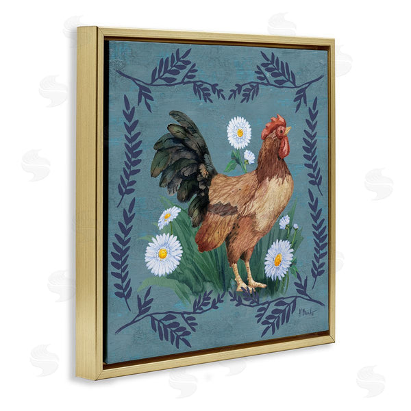 Stupell Industries Paul Brent | Rooster And Daisies