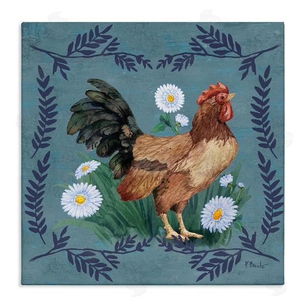 stupell industries Paul Brent | Rooster and Daisies