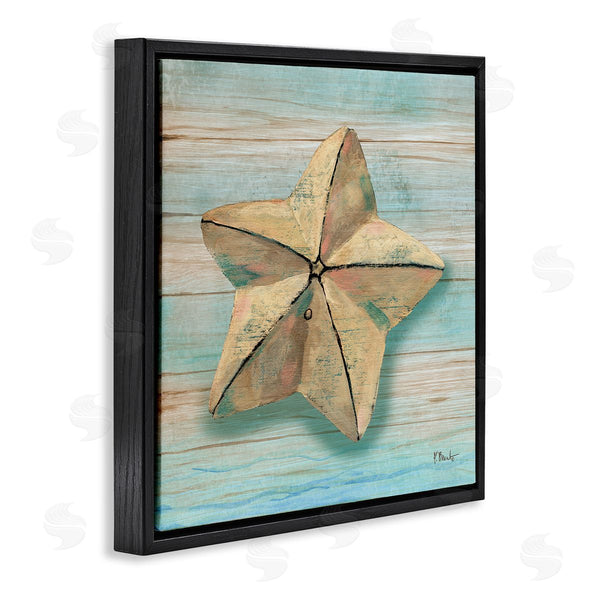Stupell Industries Paul Brent | Rustic Coast Teak