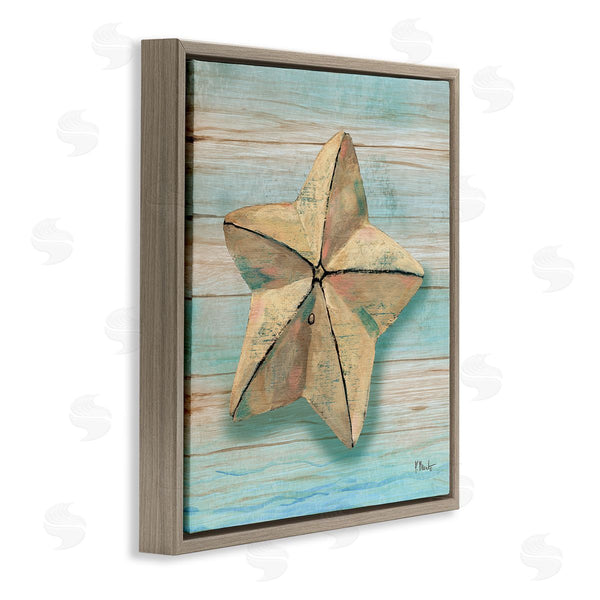 Stupell Industries Paul Brent | Rustic Coast Teak