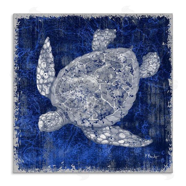 stupell industries Paul Brent | Rustic Indigo Turtle