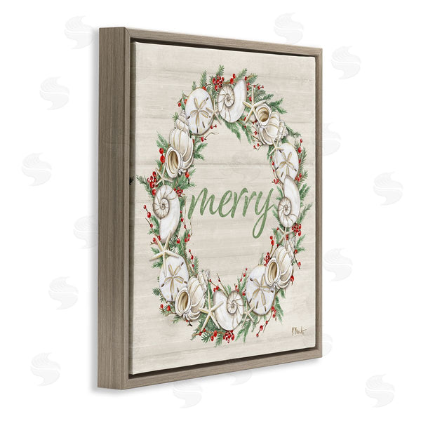 Stupell Industries Paul Brent | Shells & Festive Holly