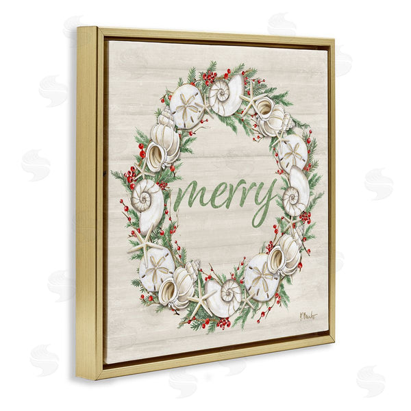 Stupell Industries Paul Brent | Shells & Festive Holly