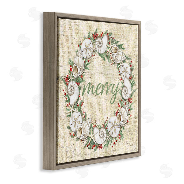 Stupell Industries Paul Brent | Shells & Holly Merry