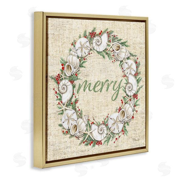 Stupell Industries Paul Brent | Shells & Holly Merry