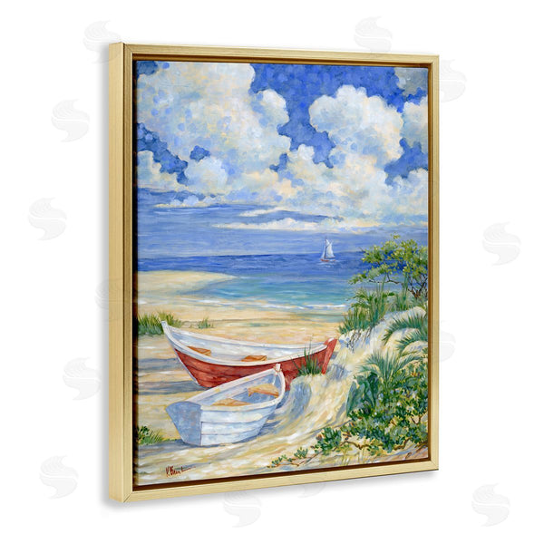 Stupell Industries Paul Brent | Two Boats On Sand