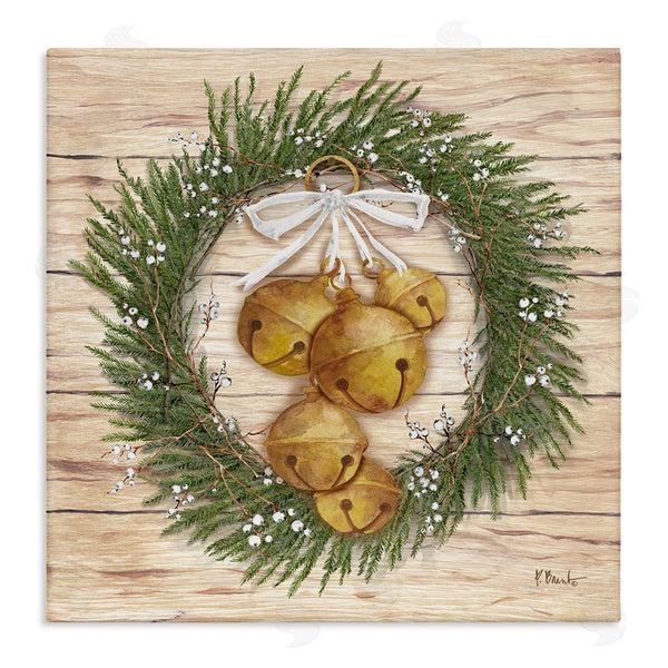 stupell industries Paul Brent | Winter Bells Wreath