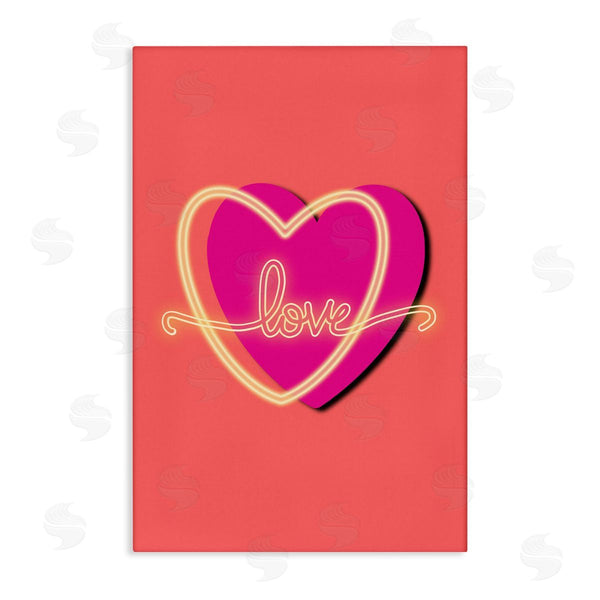stupell industries Pooja Dave | Love Neon over Heart