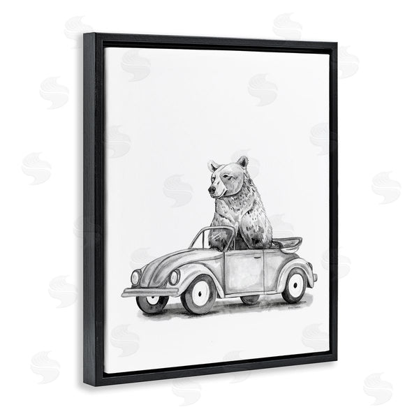 Stupell Industries Rachel Nieman | Bear In Hot Rod