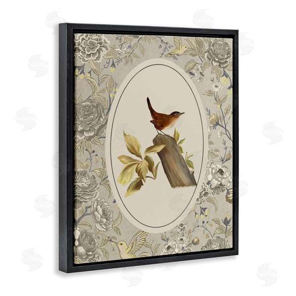 Stupell Industries Radhika Modi | Perched Bird & Toile