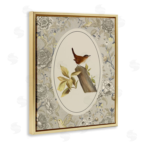 Stupell Industries Radhika Modi | Perched Bird & Toile
