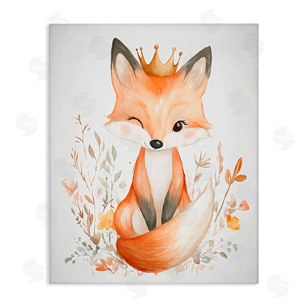 stupell industries Ramona Murdock | Crowned Baby Fox
