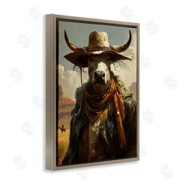Stupell Industries Ray Heere | Rustic Cattle Cowboy