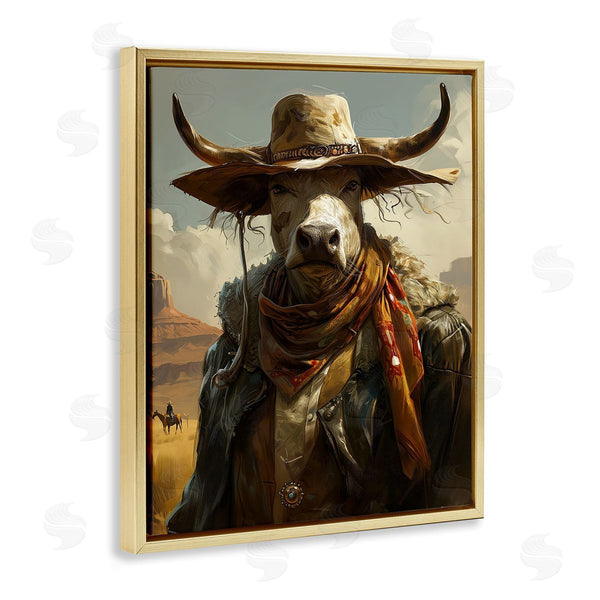 Stupell Industries Ray Heere | Rustic Cattle Cowboy