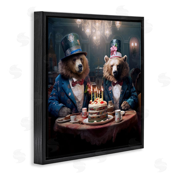 Stupell Industries Ray Powers | Bears & Birthday Cake