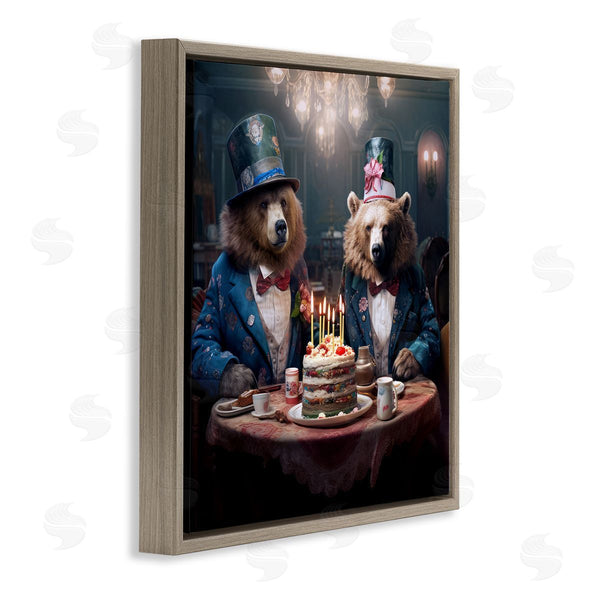 Stupell Industries Ray Powers | Bears & Birthday Cake