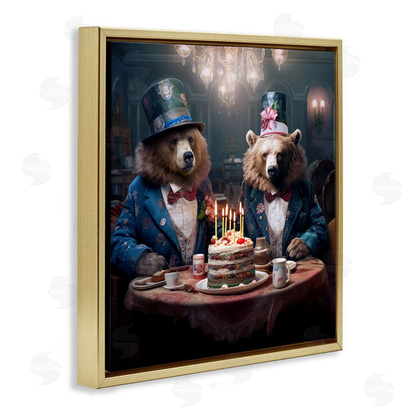 Stupell Industries Ray Powers | Bears & Birthday Cake