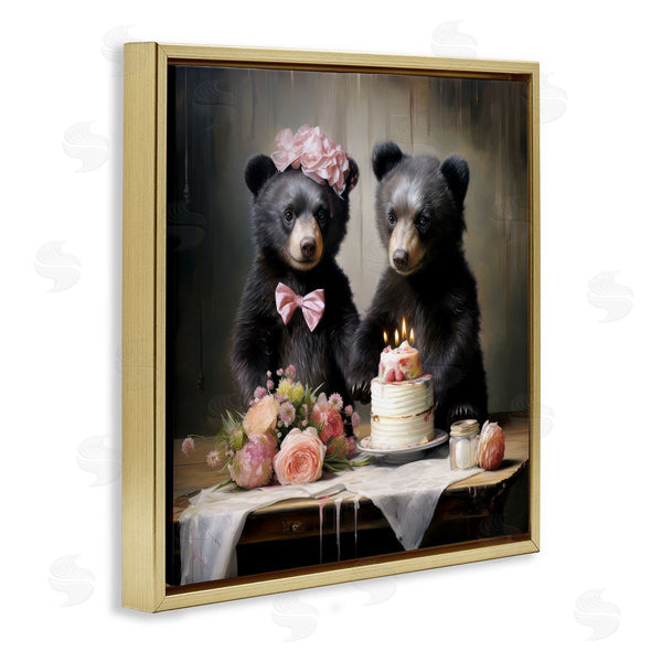 Stupell Industries Ray Powers | Birthday Cake Bears