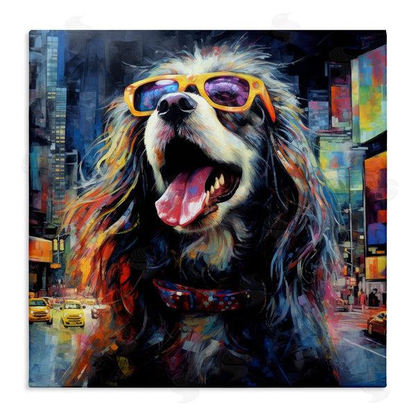 stupell industries Ray Powers | Dog in Modern City