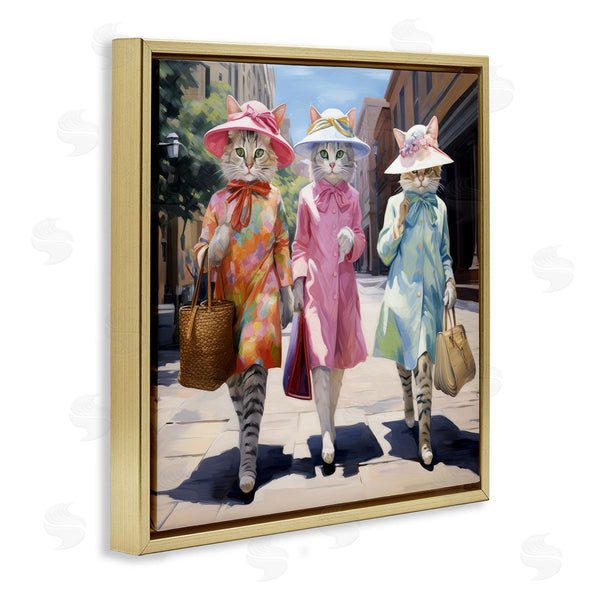 Stupell Industries Ray Powers | Feline Fashion Cats