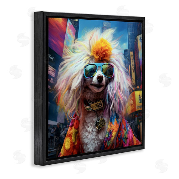 Stupell Industries Ray Powers | Hippie Doodle Dog